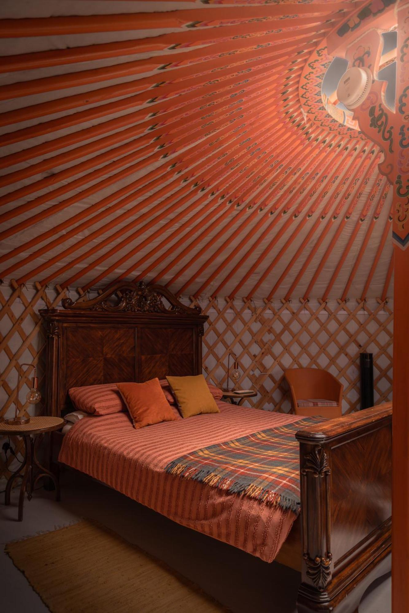 Gilfach Gower Farm Luxury Yurt With Hot Tub Hotel Ammanford Buitenkant foto