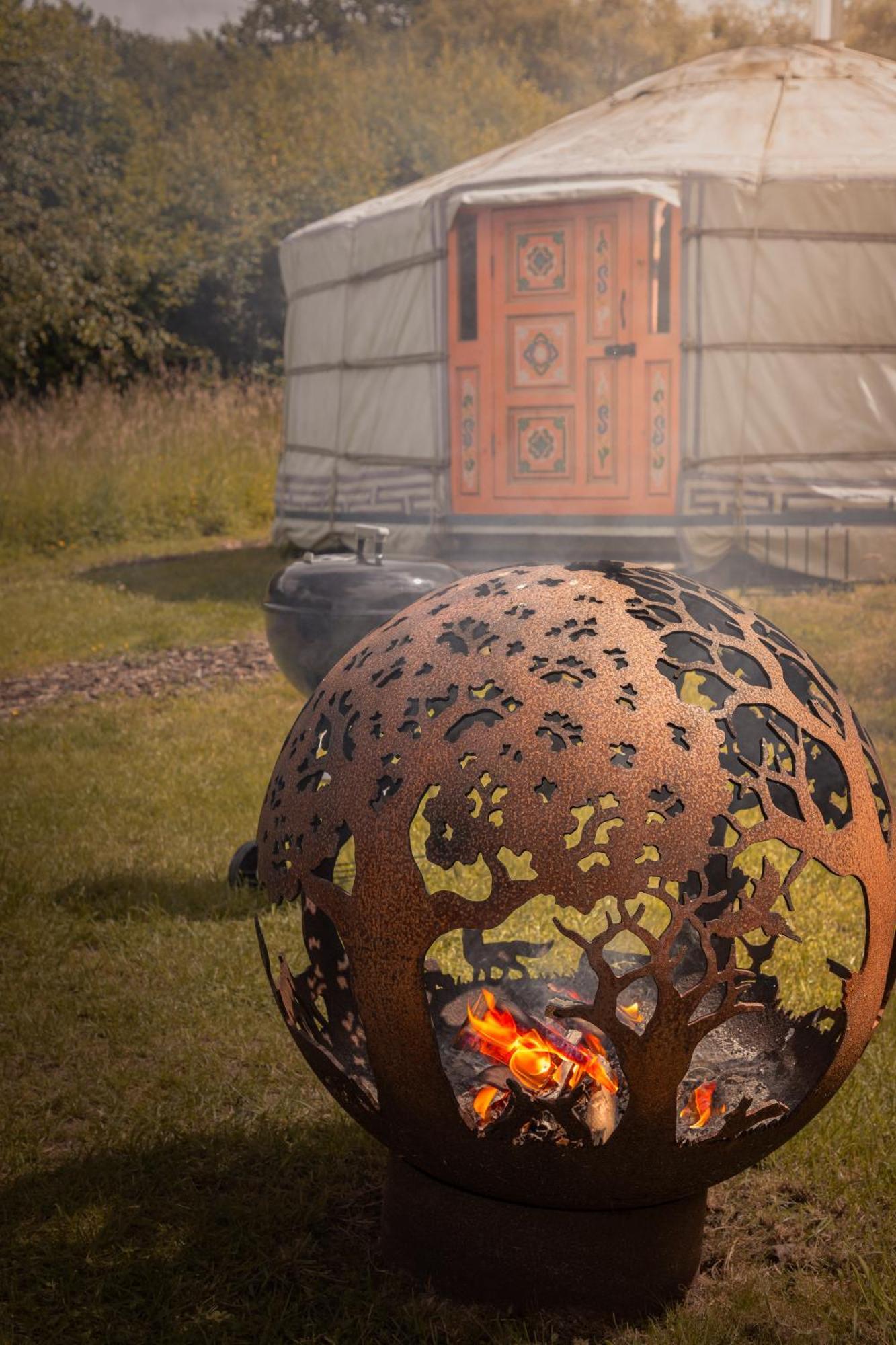 Gilfach Gower Farm Luxury Yurt With Hot Tub Hotel Ammanford Buitenkant foto
