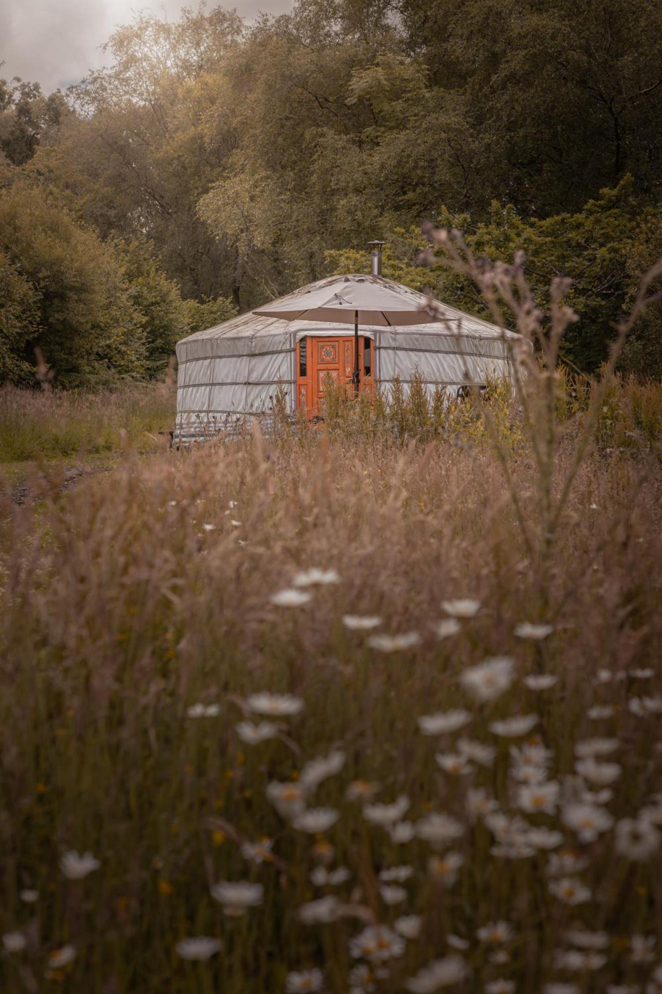Gilfach Gower Farm Luxury Yurt With Hot Tub Hotel Ammanford Buitenkant foto